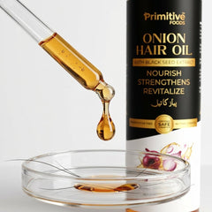 Red Onion Hair Oil - 200ml | PrimitiveFoods™