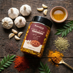 Garlic Achar / Pickle – Thrilling Fusion of Tanginess & Spiciness to Entice Your Taste Buds