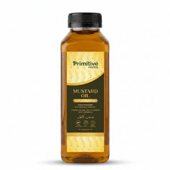 Organic Cold-Pressed Mustard Oil - 500ml | PrimitiveFoods™