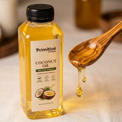 Pure Coconut Oil - 500ml | PrimitiveFoods™