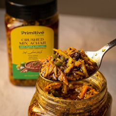 Crushed Mix Achar (Pickle) - 500gm | PrimitiveFoods™